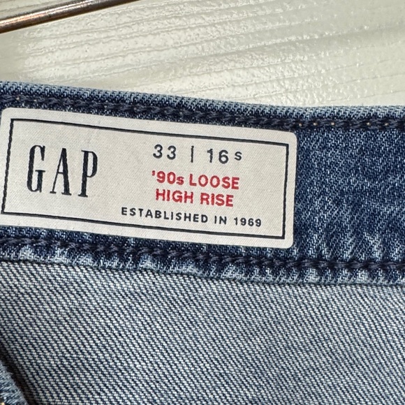 GAP '90s Loose High Rise Blue Jeans - Picture 2 of 7